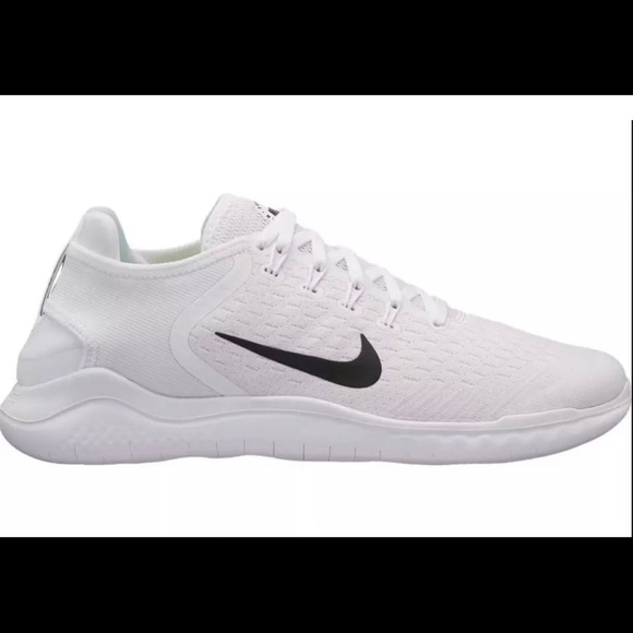 Nike Free RN 2018 Running Shoes White Black 942836 - Picture 3 of 7